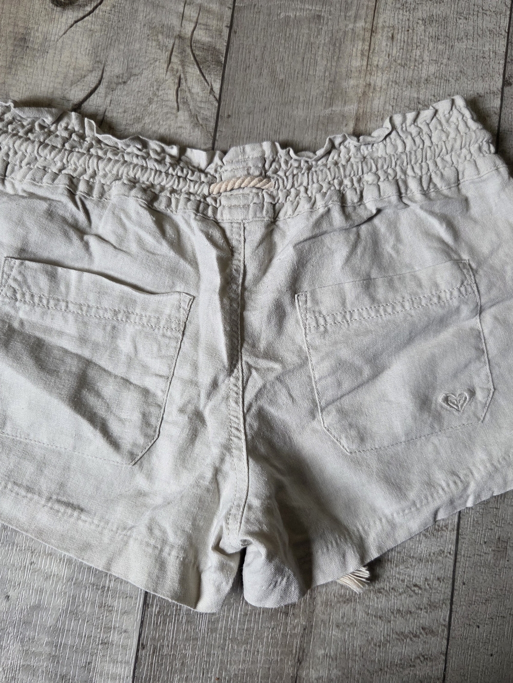 EUC Roxy Oceanside XS Linen Shorts - Picture 2 of 2